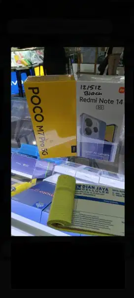 Xiaomi poco M7 pro 5G 8/256 setara redmi note 14 5G resmi