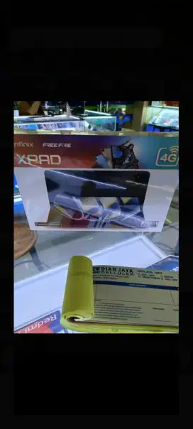 Tablet infinix XPAD 256gb LTE sinyal 4G SIM card + keyboard