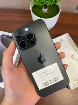 iPhone 15 Pro 128GB BH 88% Black Tittanium Garansi Eks iBox