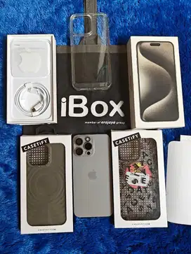 MURAH iPhone 15 Pro Max 256gb iBox PA/A Natural Titanium BH 97