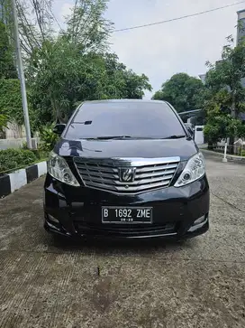 Toyota Alphard G 2010 Bensin A/T Hitam