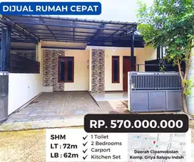 DIJUAL CEPAT RUMAH MINIMALIS