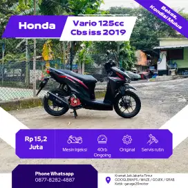 Honda Vario 125cc cbs iss pgm Fi Tahun 2019