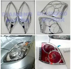 List garnis lampu mika depan belakang Yaris bakpao 2012, 2013