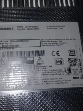 tv led Samsung smart layar pecah