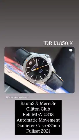 Baume & Mercier Clifton Club