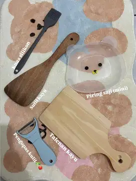 Kitchen stuffs | peralatan dapur/makan ( bundle 5 items )