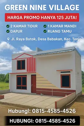 green nine village rumah nyaman harga aman