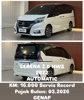 SERENA HWS 2022 AUTOMATIC KM 16.000 SERVIS RECORD