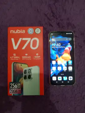 Nubia V70 ZTE Memory 8 / 256 GB Like New