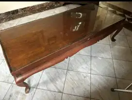 Meja Tamu Klasik Kayu Jati Ukir