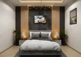 interior desain kitchen set kamar set wardrobe lemari backdrop tv