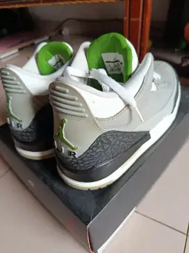 Dijual cepat Nike Air Jordan 3 retro chlorophyll