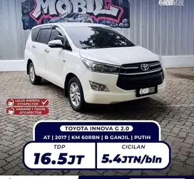[ DISC 11JT BERGARANSI 5TH ] INNOVA G 2.0 REBORN MATIC 2017 HOBIMOBIL
