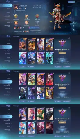 Akun ml spek nya bagus