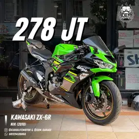 KAWASAKI ZX6R 2018 MULUS HEDON SIAP MEJENG PANIGALE ZX25 CBR600 GSX600