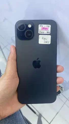 Jual iphone 15 plus 128 GB iBox Black