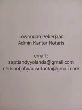 Admin kantor notaris