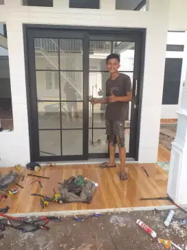 Pemesanan kusen,jendela dan pintu alumunium