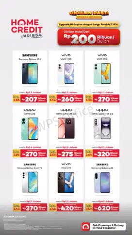 Kredit barang via home kredit