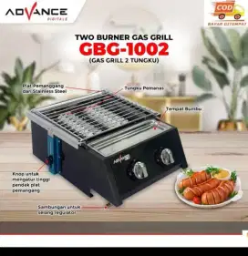 Gas grill pembakaran
