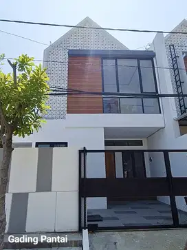 Gading pantai jual rumah hook 2 lantai new Gress minimalis strategis