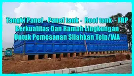 Tangki Panel Toren Air FRP, Tangki Air Kotak, Roof Tank, Tangki Air Fi
