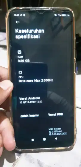 Redmi 9a 3/32 siap pakai