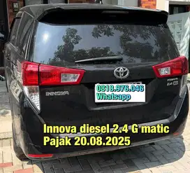 Innova reborn hitam 2019 G Matic 2.4 Diesel
