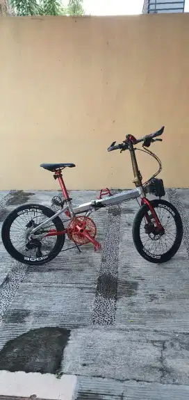 Sepeda lipat police texas sdh upgrade