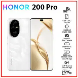 HONOR 200 PRO SNAPDRAGON 8S GEN 3 RAM 12GB ROM 512GB RESMI