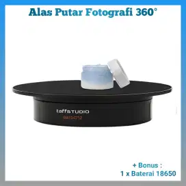 Alas Putar Fotografi 360 Drjt - 20cm Profesional Foto & Video Produk