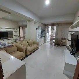Dijual Apartemen Royal Mediterania Garden, 2+1BR Furnished Luas 53,5m2