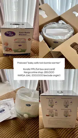 Baby Safe Twin Bottle Warmer