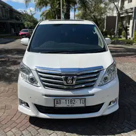 (Km56rb) Alphard G ATPM Matic 2012 Plat AB ISTIMEWA Bisa Kredit