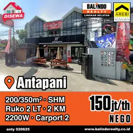 Di Sewakan Ruko 2 Lantai Antapani Pas Titik Ramai