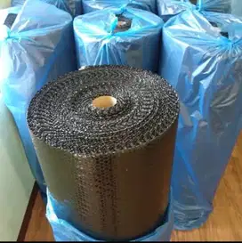 BUBBLE WRAP PLASTIK ROLL HITAM BAGUS*