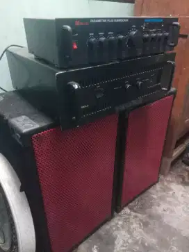 Ampli 10A + 2 speaker+parametrik