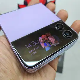 Samsung Galaxy Z Flip 4 8/256 SEIN Purple Mulus Fullset No Minus