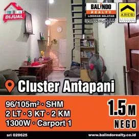 Rumah Siap Huni Cluster Terbaik Antapani