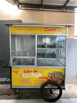 Di jual gerobak almunium buat umkm