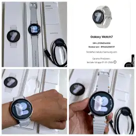 Samsung Galaxy Watch 7 44mm Silver Fullset Ori Samsung sein smartwatch