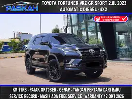 Km=11k Bunga=4.7% Genap PAJAK=OKTOBER Fortuner VRZ 2.8L GR Sport 2023