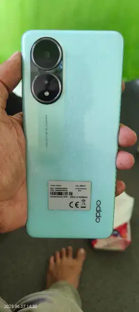 Oppo a58 ram 8/128 hp aja no minus no cacad like new