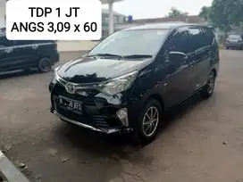 TDP Hanya 1 Juta Toyota Calya 1.2 G MT 2017 Hitam