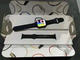 Apple watch series 7 45mm midnight GPS fullset resmi IBOX ID/A
