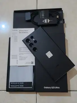 Samsung S23 Ultra 5G 12/256Gb, warna Hitam SEIN, 99,9% Sempurna & Grs