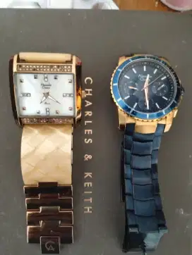 Jual 2 pcs Jam tangan Alexandre Christie Women
