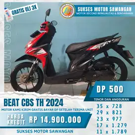 DI JUAL HONDA BEAT CBS TH 2024, CASH ATAU KREDIT