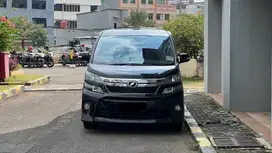 [ LOW KM ] Toyota Vellfire Z 2.4 Golden Eye CBU AT Hitam 2014/2015
